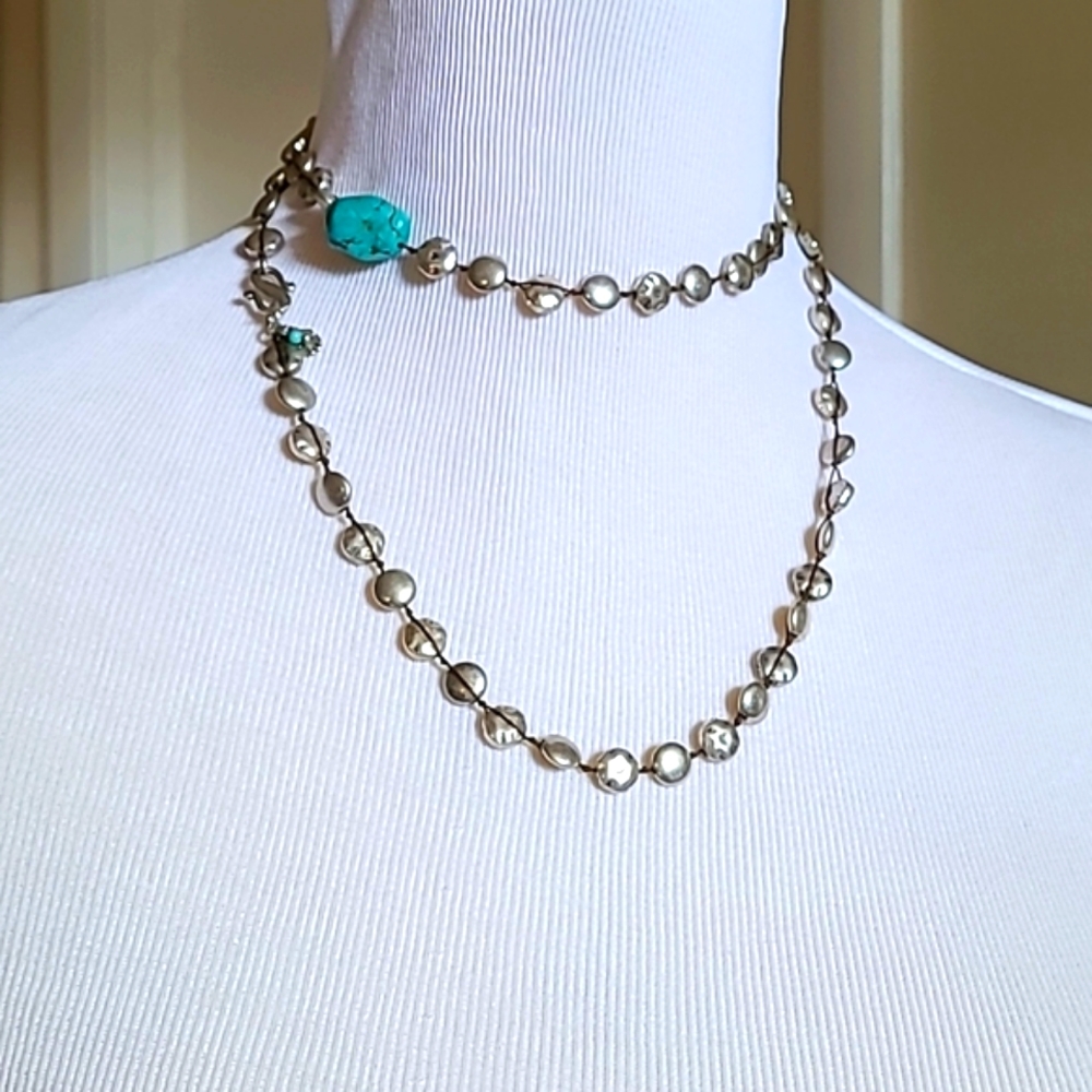 Turquoise and Silver Necklace